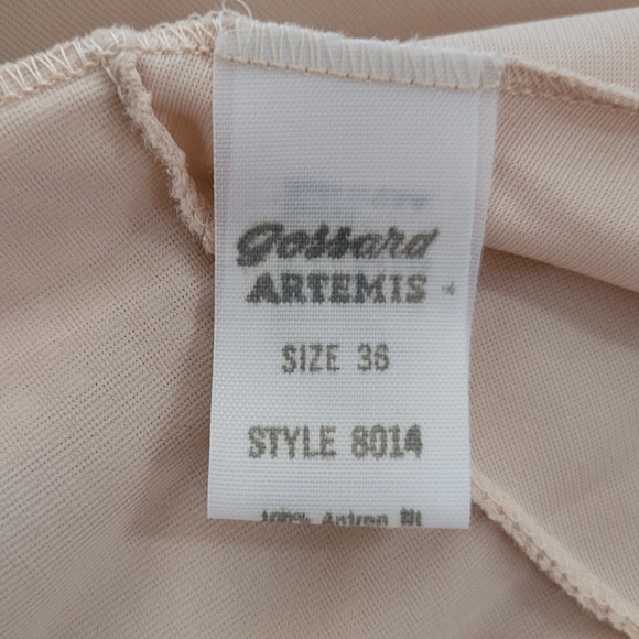 Vintage - Gossard Artemis Beige Lace Hem Slip Chemise - Picture 7 of 8